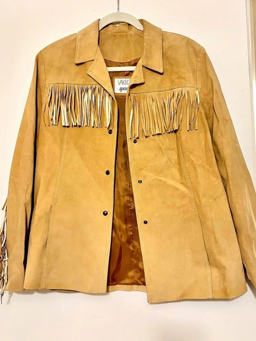 Vintage Suede Fringe Western Jacket 🧥